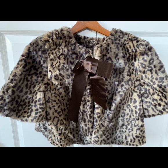 Redherring Girls Leopard design Jacket - Picture 1 of 7